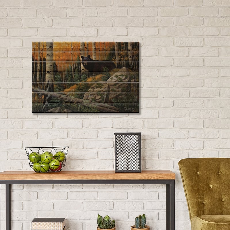 The Wanderer Print On Wood by Derk Hansen - Multi-Color