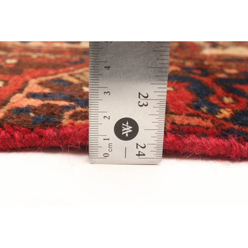 ECARPETGALLERY Hand-knotted Andelz Red Wool Rug - 3'10 x 6'9