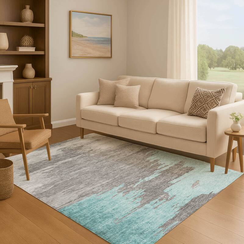 Premium Washable Super Soft Abstract Glam Mayfield Rug