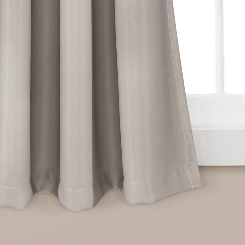 Lush Decor Ombre Fiesta Room Darkening Window Curtain Panel Pair