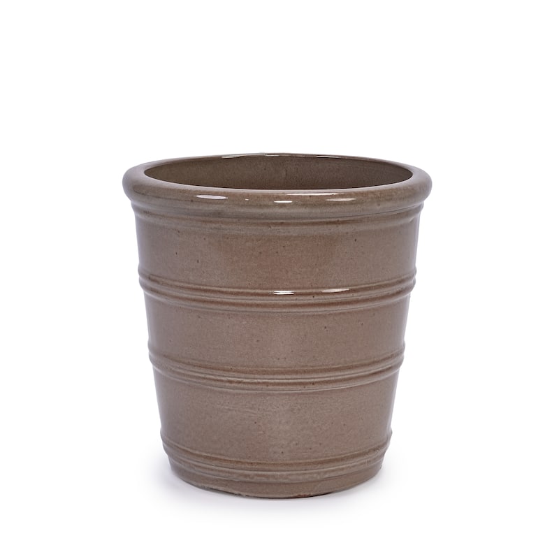 3 Breathable Handmade Ceramic Planters Ring Design for Succulent Herbs