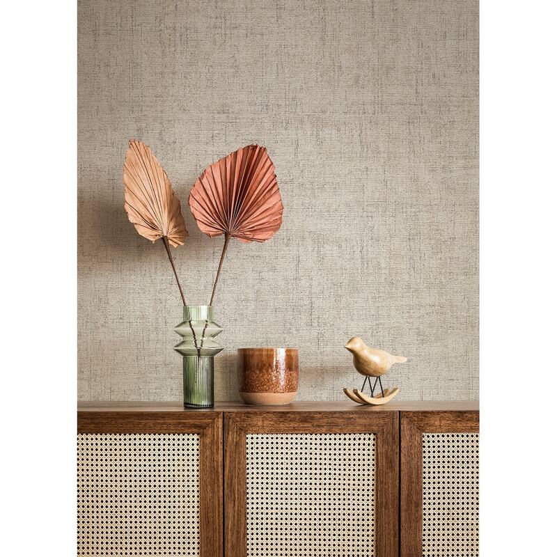 Advantage Yurimi Grey Distressed Wallpaper - 20.9in x 396in x 0.025in - 20.9in x 396in x 0.025in