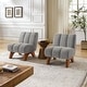 preview thumbnail 46 of 47, Art Leon Set of 2 Comfortable Armless Accent Chair Sectional