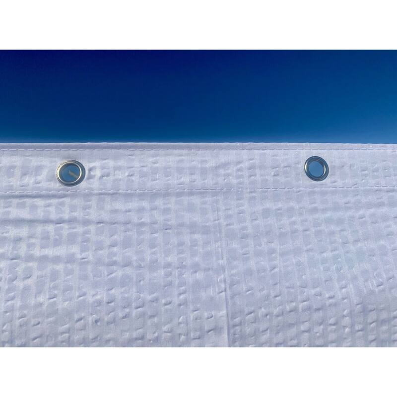 Premium Microfiber Fabric Shower Curtain Liner - 70" x 72" - White