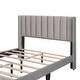preview thumbnail 30 of 30, Full Size Storage Bed Velvet Upholstered Platform Bed with a Big Drawer
