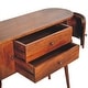 preview thumbnail 6 of 6, Artisan Furniture Solid Wood Grove Chestnut Console Table