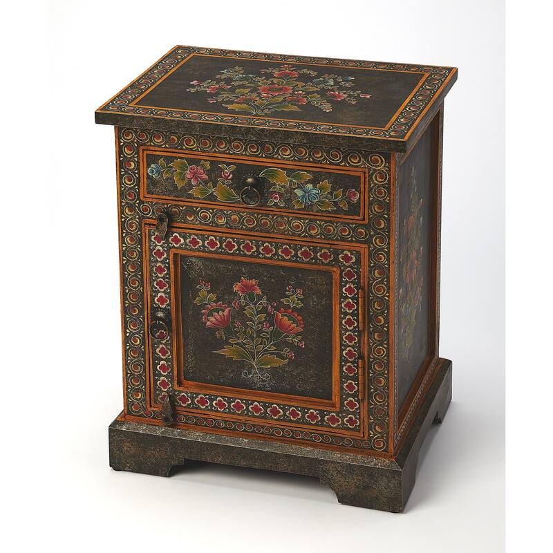 Butler Bihar Hand Painted Chest - Multi-Color - MDF