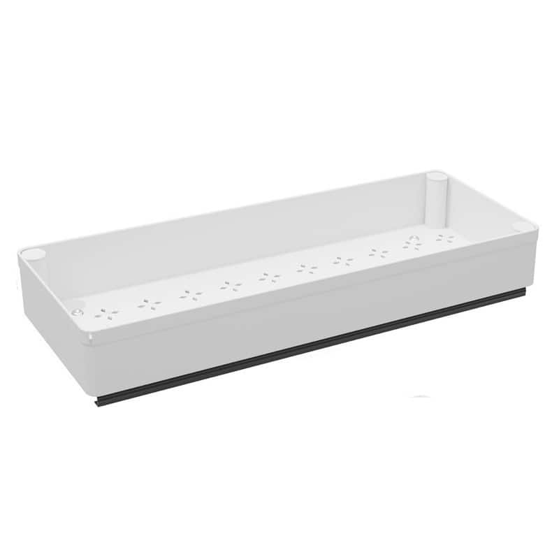 Pull Out Cabinet Organizer, White - Small 13cm