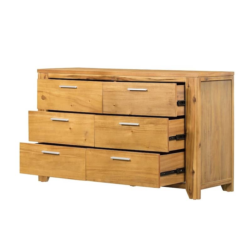 Farmhouse Solid Wood Dresser With Drawer for Bedroom