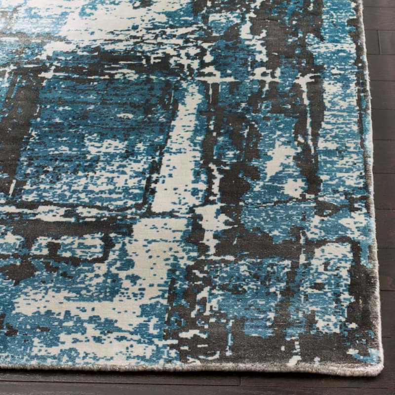 SAFAVIEH Handmade Mirage Kleopatra Modern Abstract Viscose Rug
