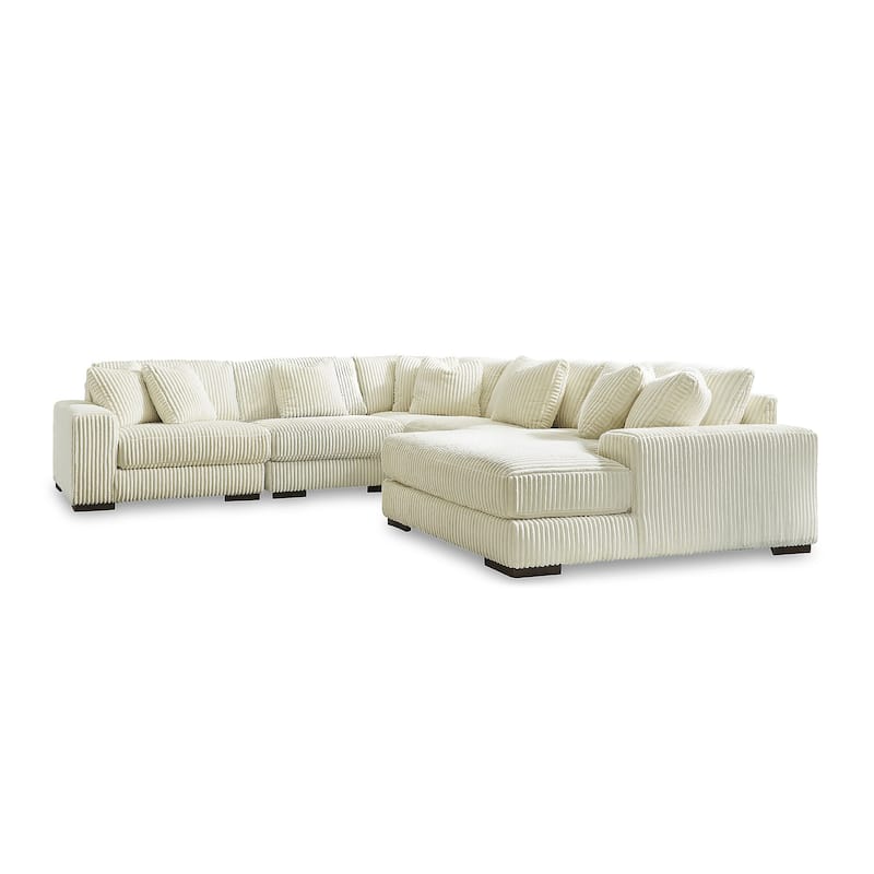 Signature Design by Ashley Lindyn 5-Piece Sectional with Chaise - 133"W x 133"D x 38"H