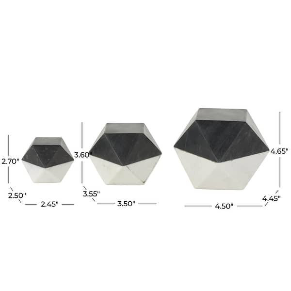 MARBLE CUBE SET BLACK MARBLE CUBE SET BLACK