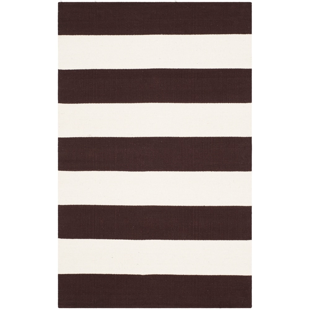 SAFAVIEH Handmade Montauk Geltrude Stripe Cotton Flatweave Rug