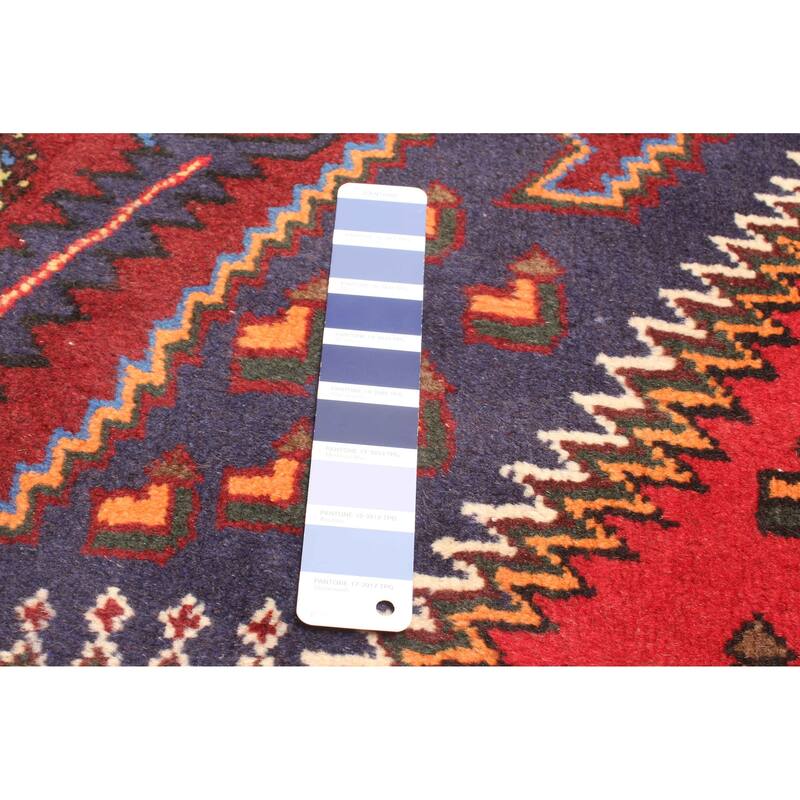 ECARPETGALLERY Hand-knotted Andelz Blue Wool Rug - 4'0 x 6'0