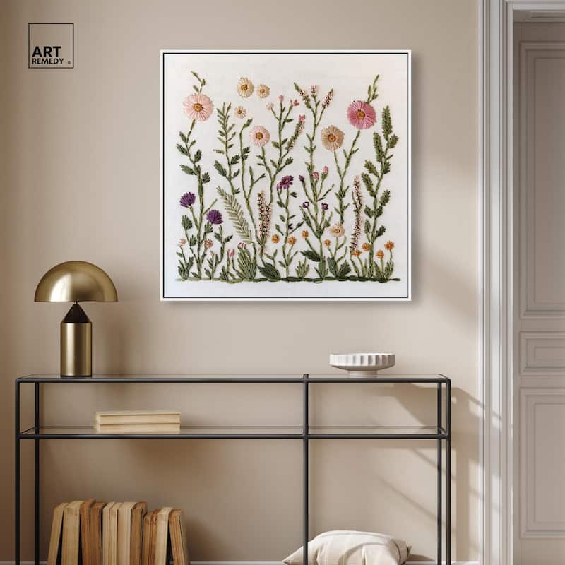 Wildflower Patch III Canvas by Art Remedy