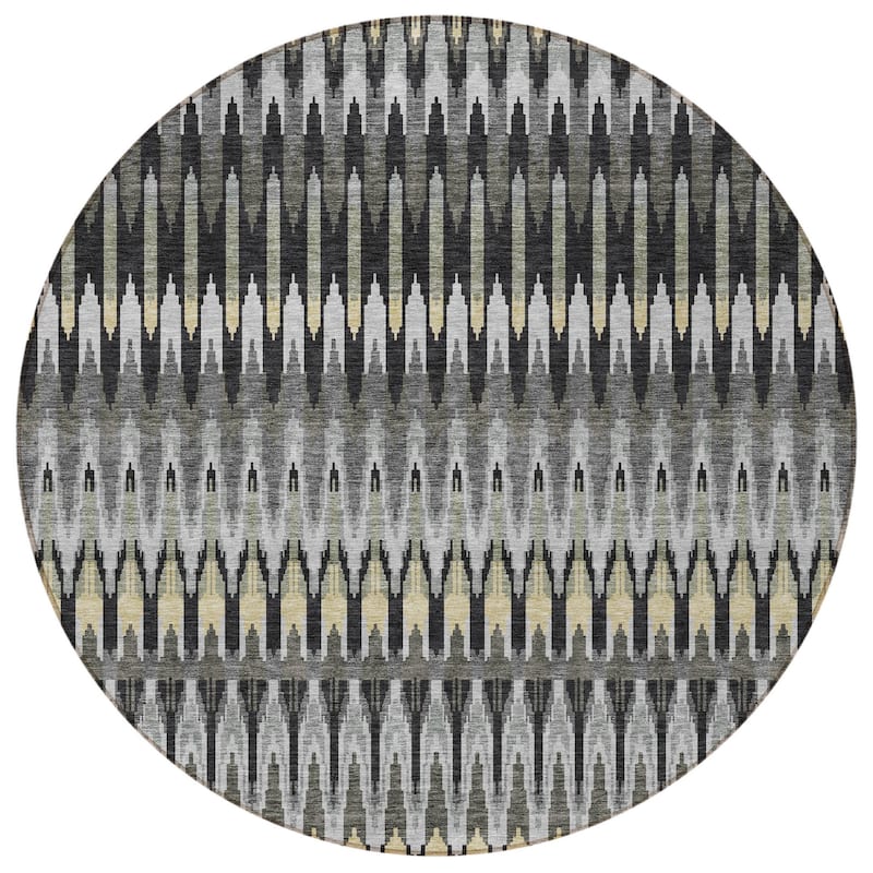 HomeRoots Southwestern Transitional Rectangle Outdoor Rug