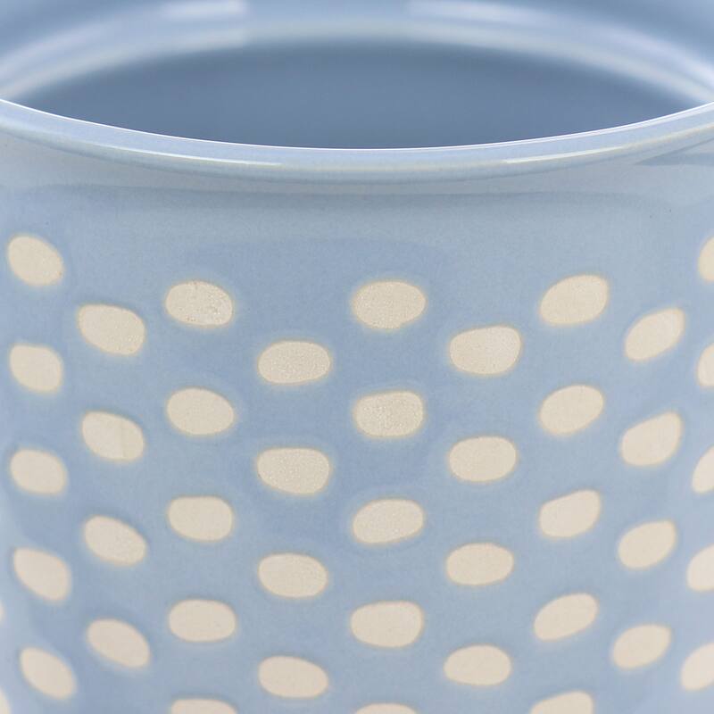 4 Piece 15 Ounce Stoneware & Stainless Steel Travel Mug Set