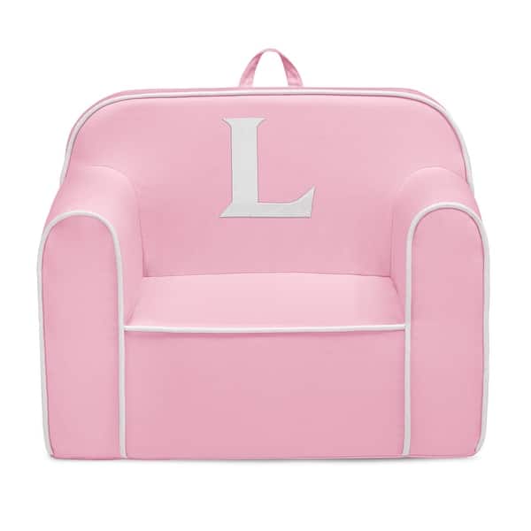 slide 2 of 3, Delta Children Personalized Monogram Cozee Chair - Customize with Letter L