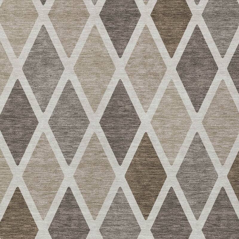 HomeRoots Geometric Transitional Rectangle Outdoor Rug