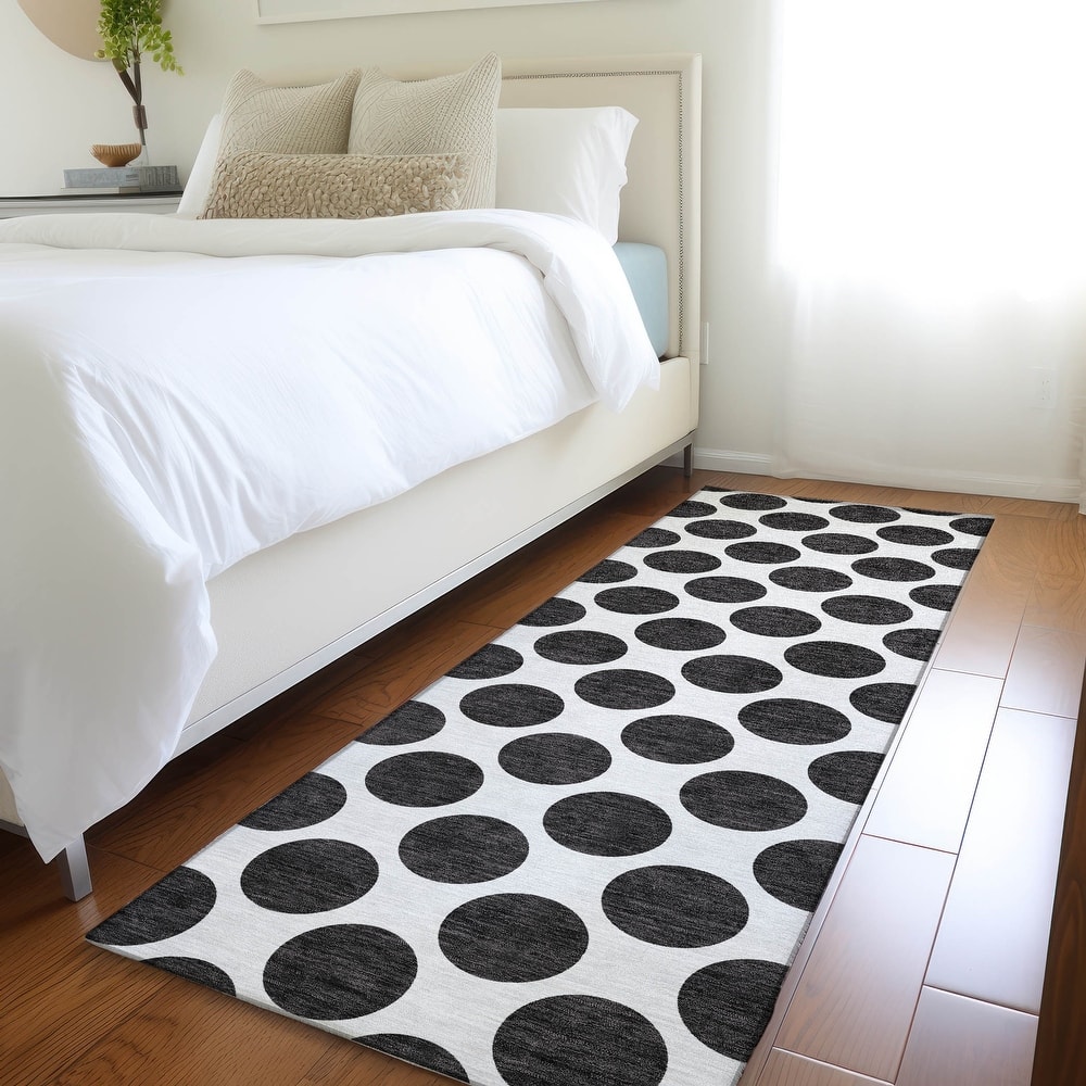 Premium Washable Super Soft Geo Dots Mayfield Rug