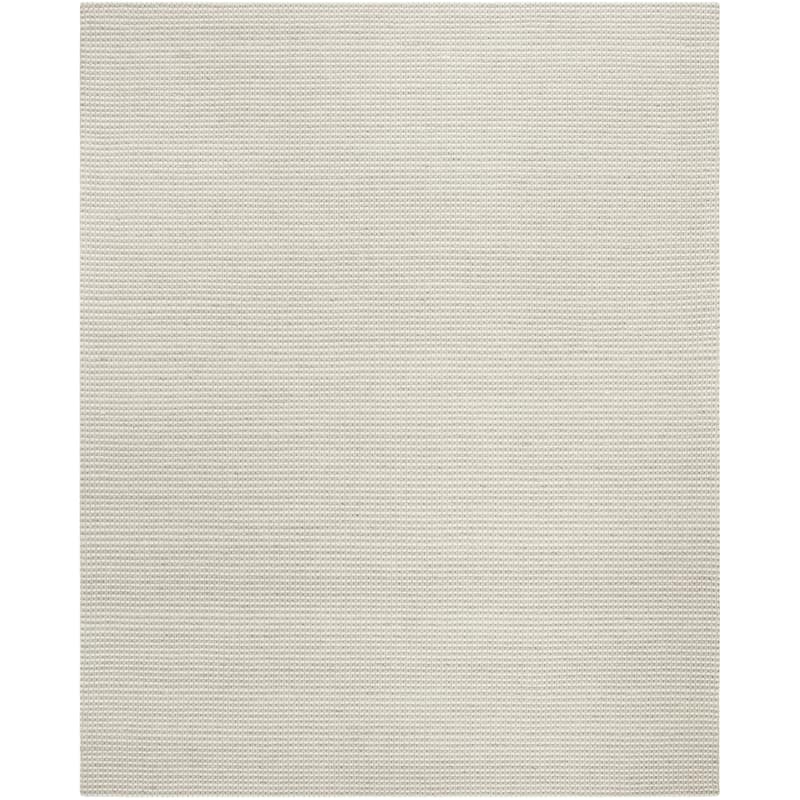 SAFAVIEH Handmade Natura Refiqe Wool Rug - 10' x 14' - Silver/Ivory - Rectangle