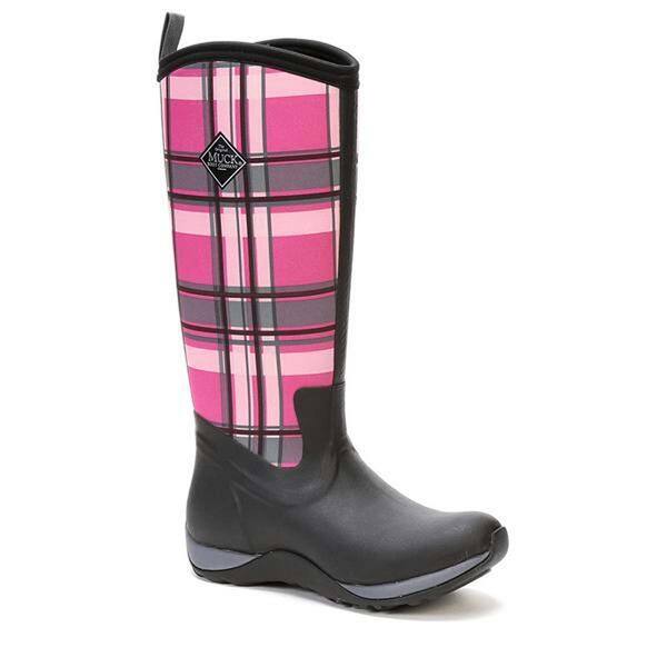 Shop Muck Boot Women S Arctic Adventure Black Pink Plaid Size 5