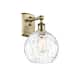 Option Antique Brass / Clear Water Glass