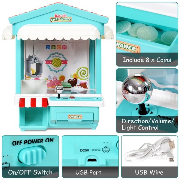 electronic claw toy grabber machine