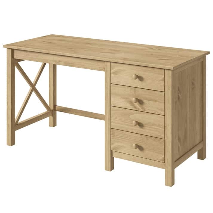 Wood Dressing Table Vanity Makeup Large Corona | Furniture Dash