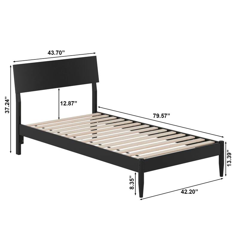 Bradford Platform Bed with Adjustable Headboard