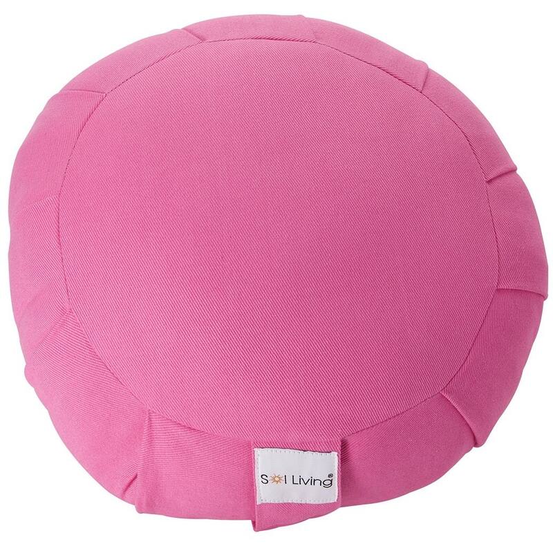 Sol Living Round Cotton Zafu Cushion Yoga Accessory
