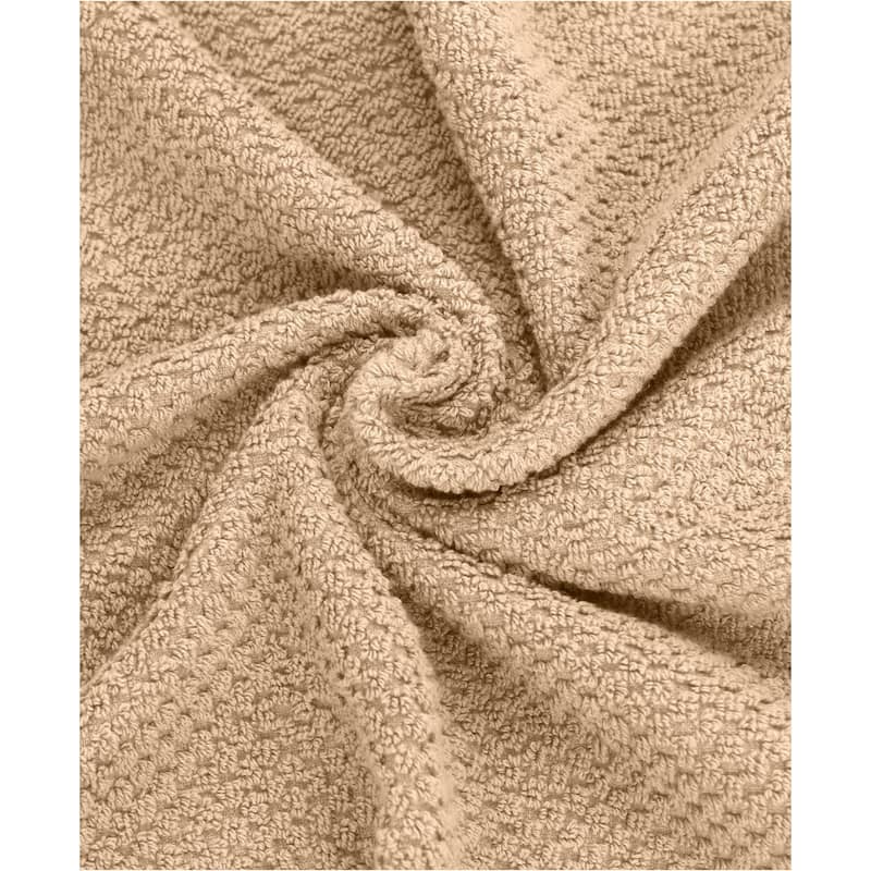 Feather and Stitch NY 650 GSM Premium Cotton 6 Piece Towel Set Super Absorbent Quick Dry Spa Quality