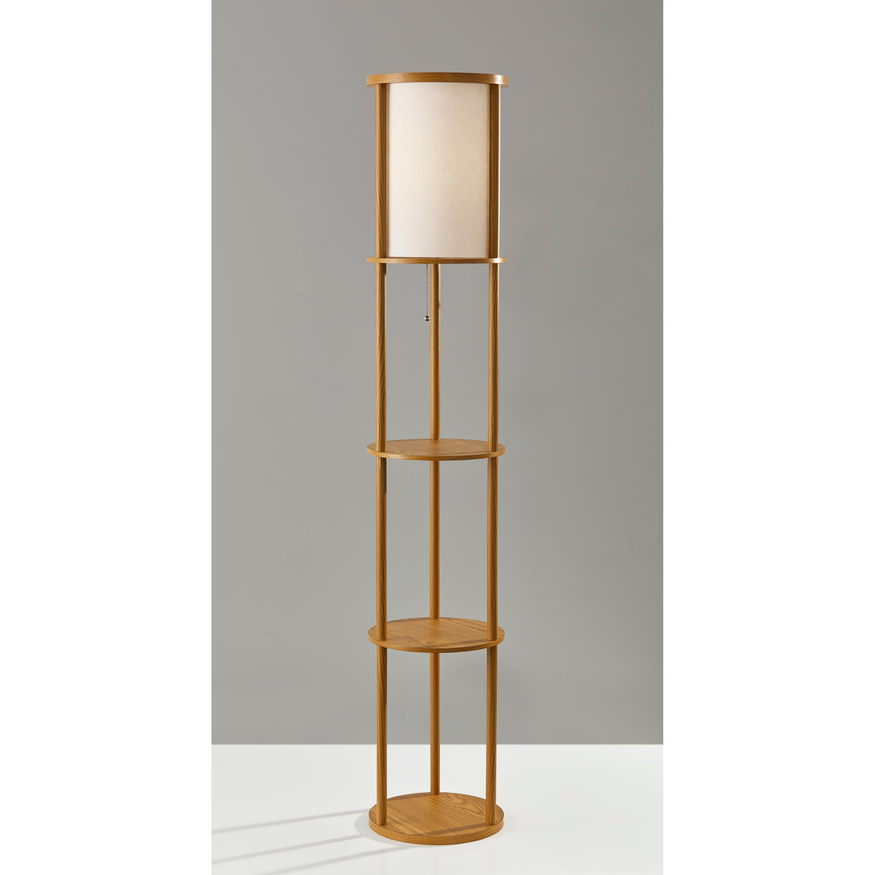 62 in tall shelf floor lamp top