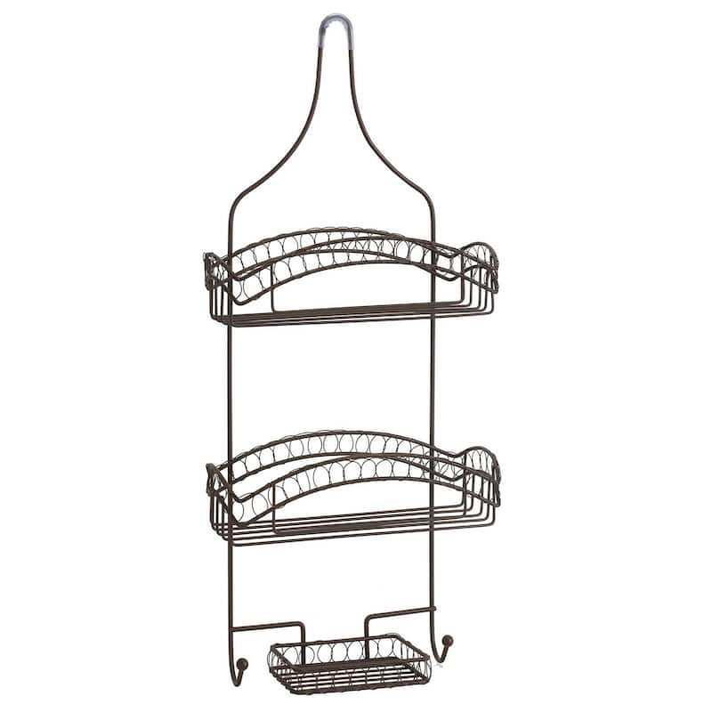 Bath Bliss Curls Design Shower Caddy - 11" x 27.5" x 5.25"