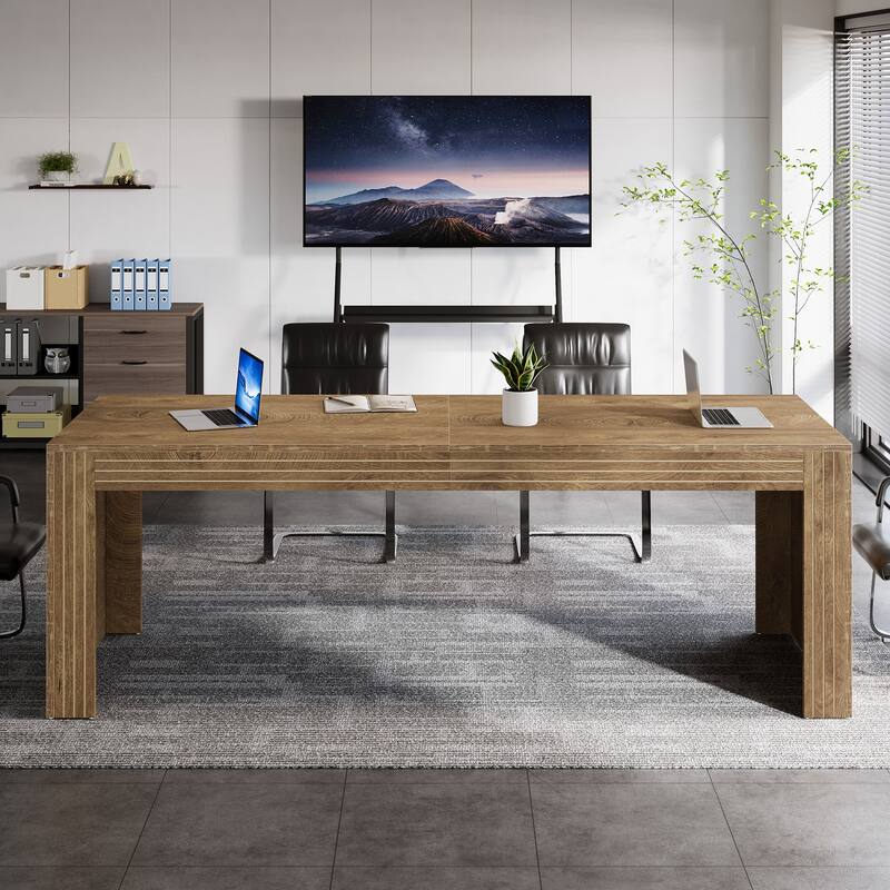 79-Inch Extra Long Desk for 6-8 People,Conference Table for Office