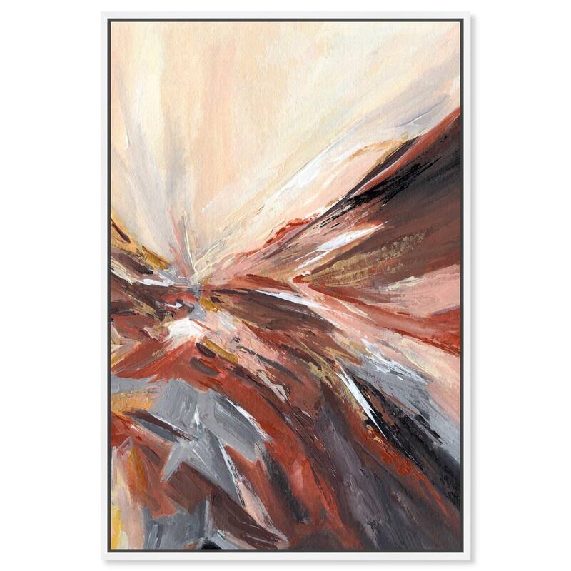 Terra Mystica II Canvas by Art Remedy - 36" x 54" - White