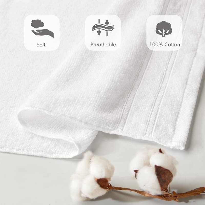 Chelsea Square 400GSM Essential Bundle Quick Dry 100% Cotton 12pc Towel Set