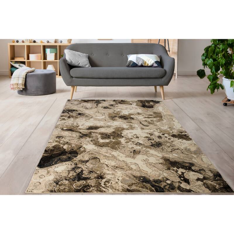 Rhodes Collection Abstract Area Rug