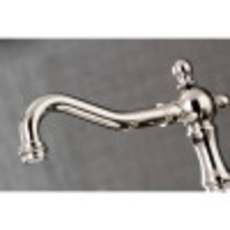 Kingston Brass Heritage 1.2 GPM Widespread Bathroom Faucet with Pop-Up