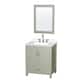 Option Light Green, Nickel Trim, White Quartz Top