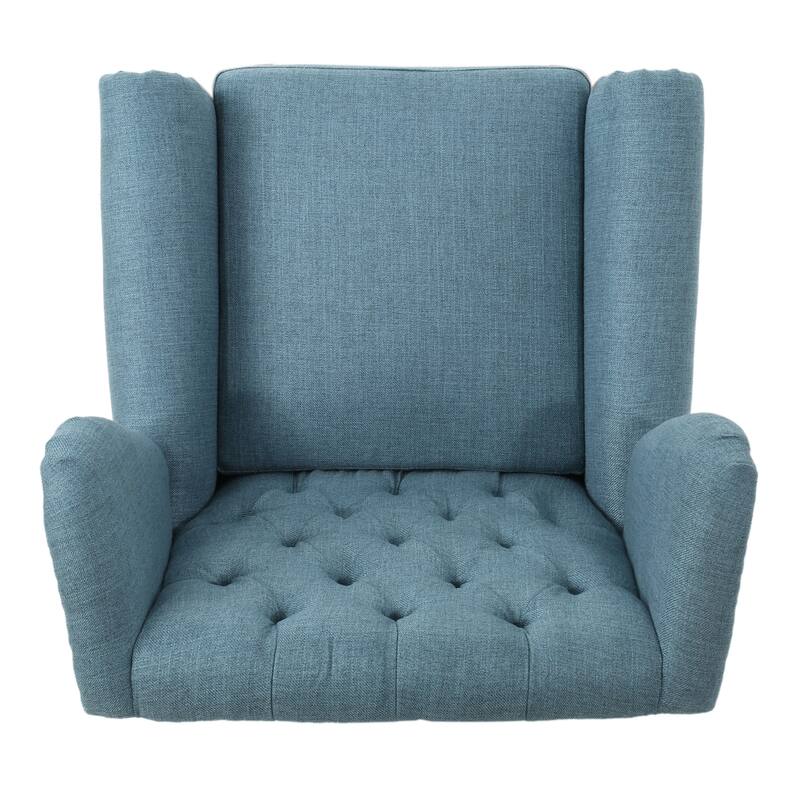 30" High Back Button Tufted Chair