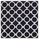 preview thumbnail 40 of 68, SAFAVIEH Handmade Cambridge Arah Modern Moroccan Wool Rug 8' Square - Black/Ivory - Square