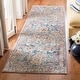 preview thumbnail 5 of 20, SAFAVIEH Bristol Dezzie Vintage Boho Oriental Polyester Rug 2'3" x 10' Runner - Grey/Blue - Runner
