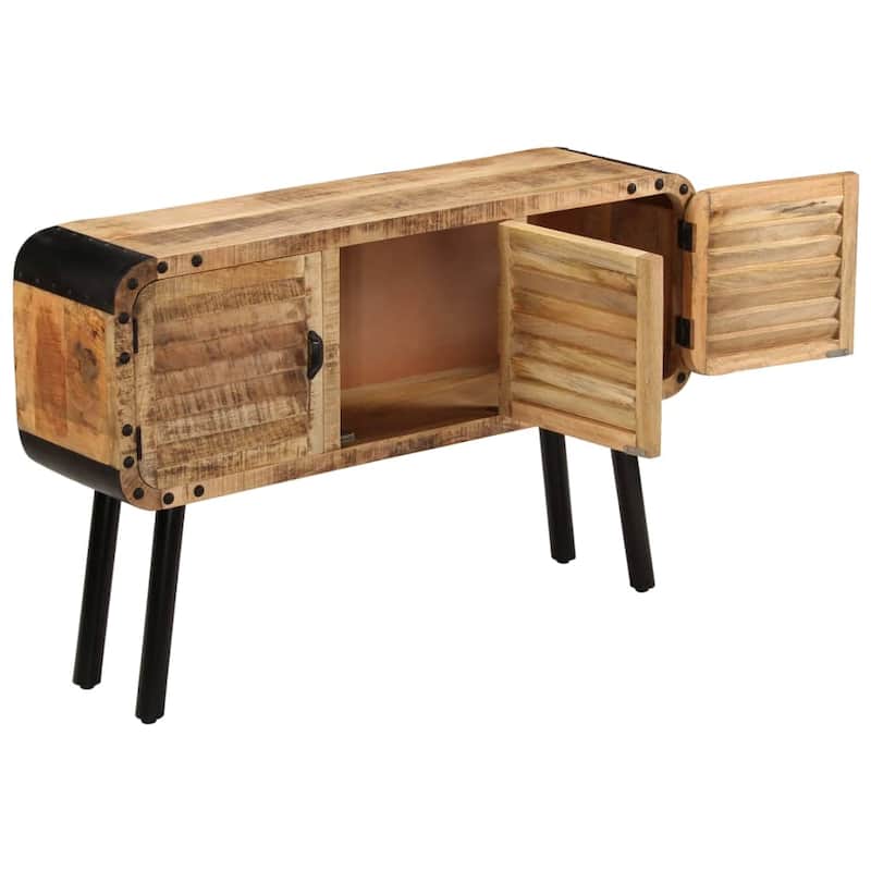 vidaXL Sideboard Solid Mango Wood 47.2"x11.8"x29.9" - 47.2"x11.8"x30"