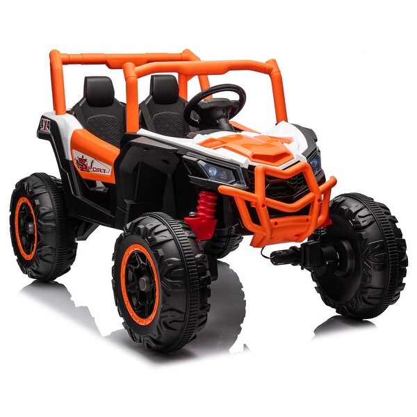 24V Power Wheels Electric Ride on UTV Car Toys Gift for Kids On Sale Bed Bath Beyond 40701173