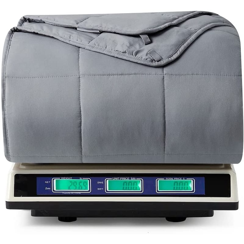 Chommie Weighted Coma Inducer® Comforter - Cuz I'm Cozy - Blackened Navy Ink