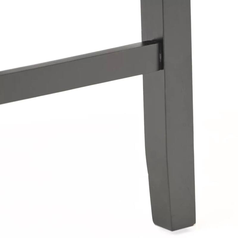 Modern Dining Chair Leather Counter Stool With Nail Head Decoration And High Back Design, for Dining Room, 2-piece Set