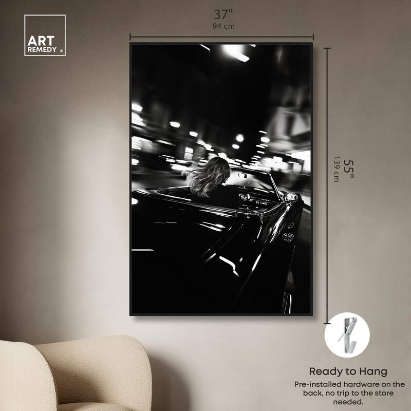 Night Ride Rhapsody Canvas by Art Remedy