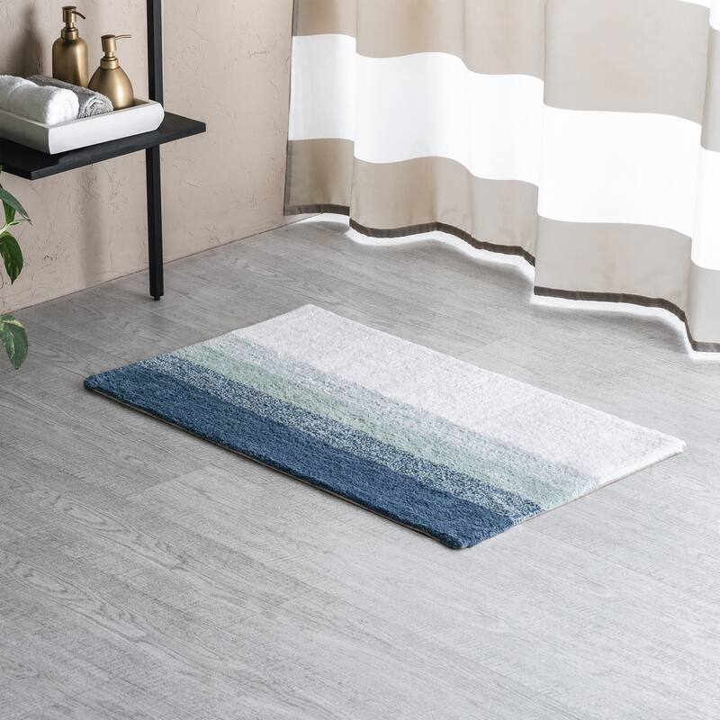 MH London Avebury Stripe Cotton Bath Mat