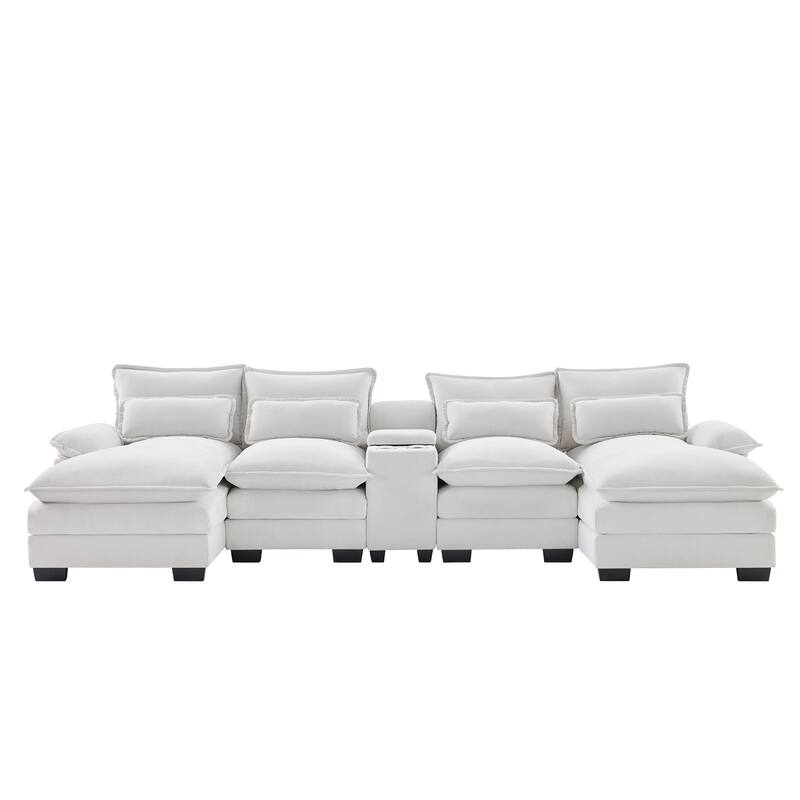 123*55" Modern U-shaped Sofa